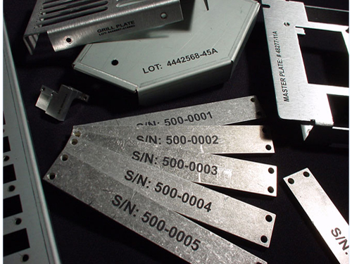 Marking Samples of Metal Products